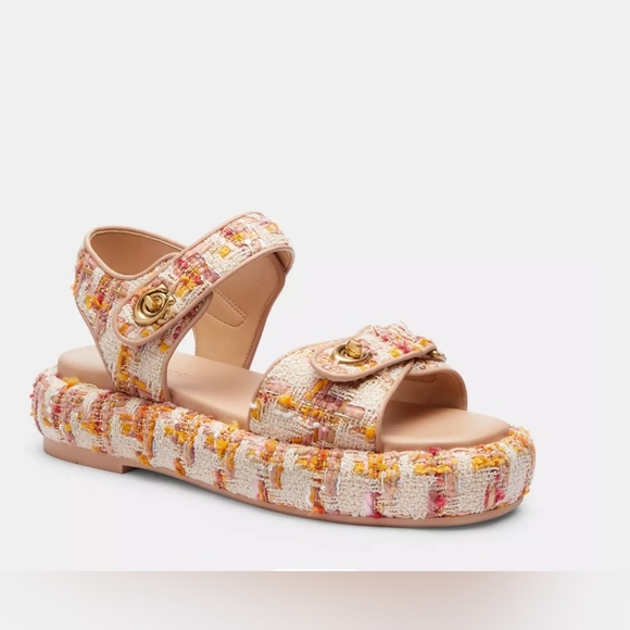 COACH Women's PEYTON STRAP SANDALS - Picture 1 of 12